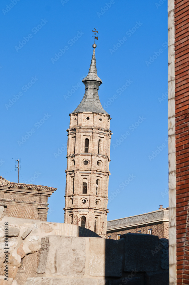 San Juan de los Panetes Church at Zaragoza, Spain