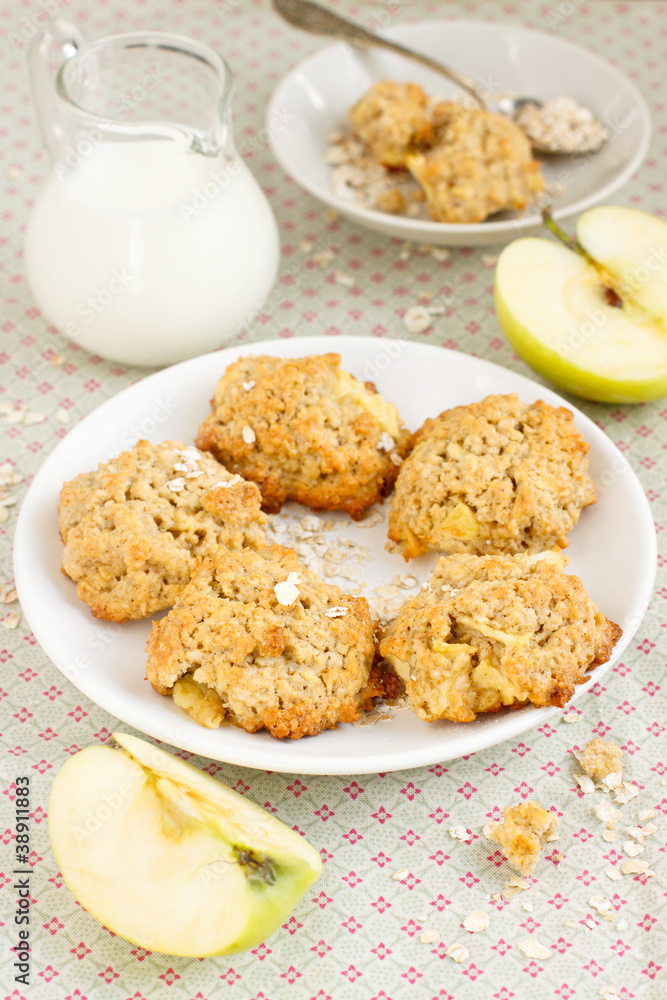 Apple oatmeal cookies Apple oatmeal cookies