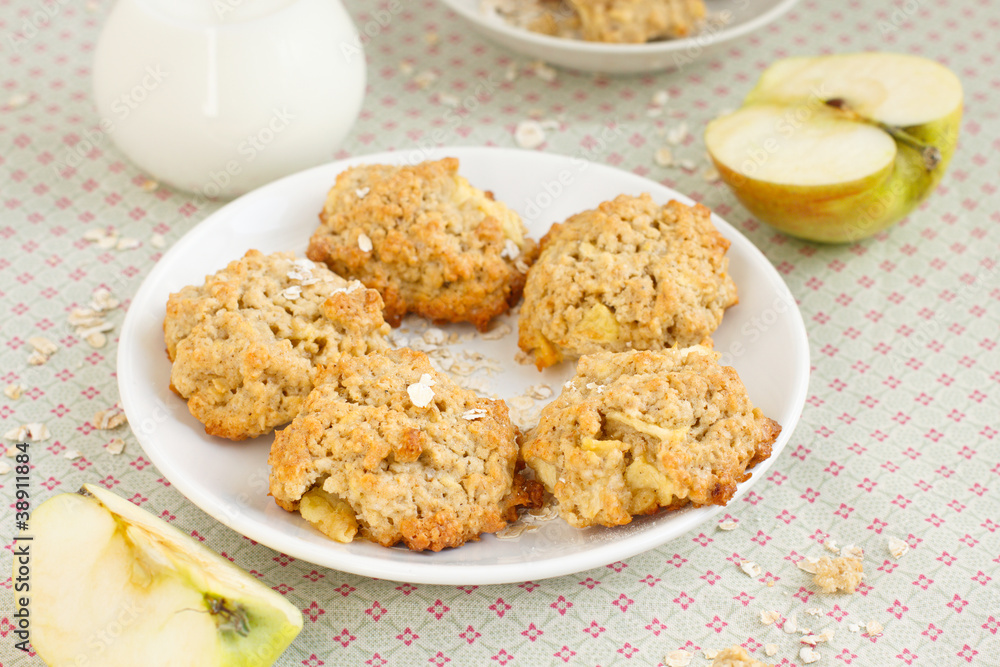 Apple oatmeal cookies Apple oatmeal cookies