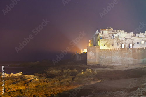 Defensive walls of Essaouira, Morocco photo