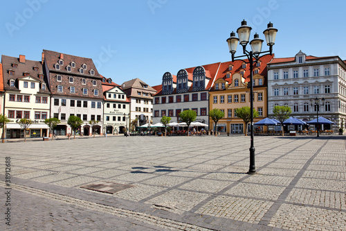 Alter Marktplatz in Naumburg, Deutschland