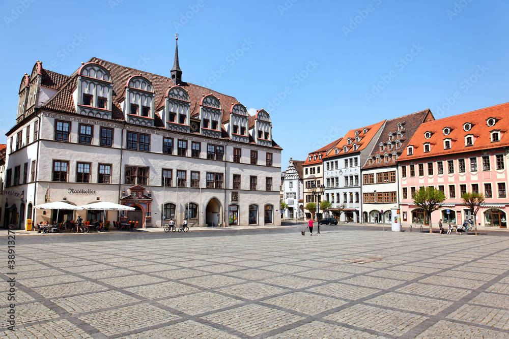 Fototapeta premium Rathaus von Naumburg, Deutschland