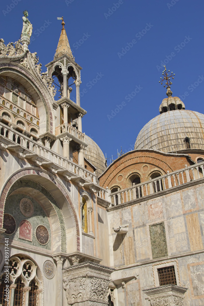 Cathedral of San Marco (Venice, Italy). Vertically.