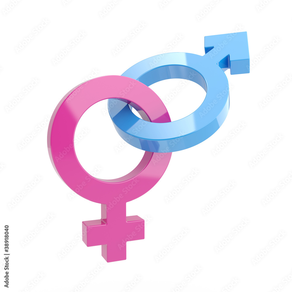 Male and female signs Male and female signs