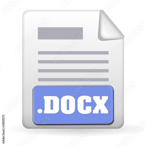 Folder Icon - .DOCX photo