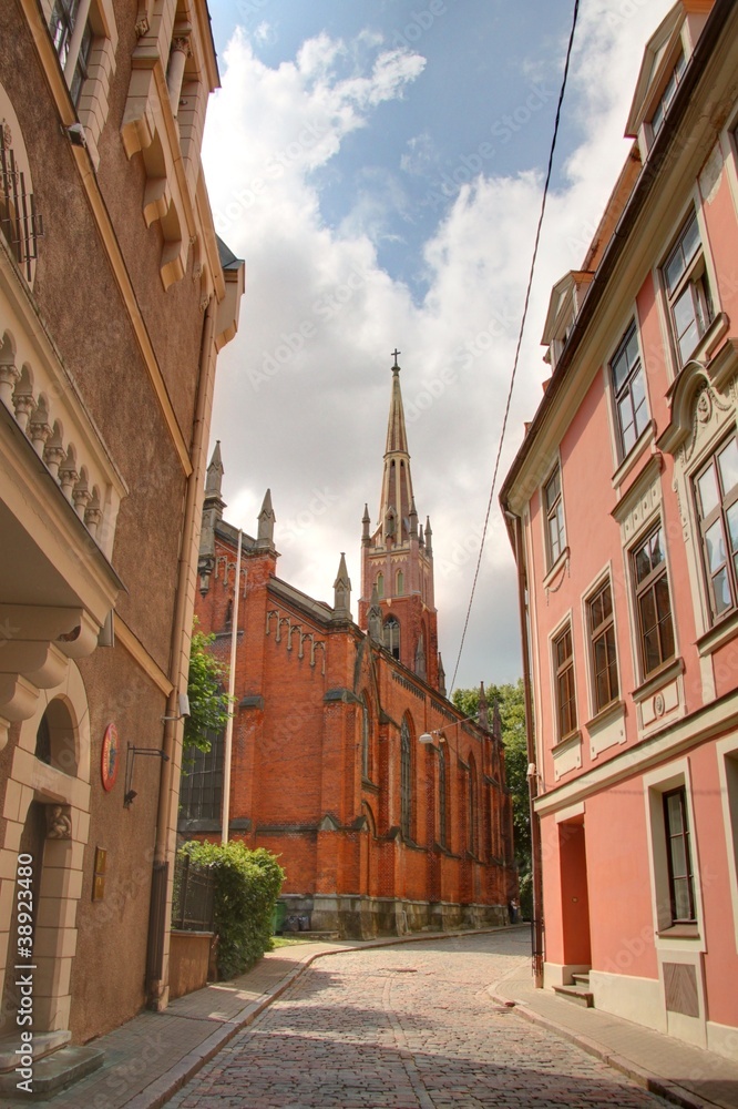 Fototapeta premium église à riga