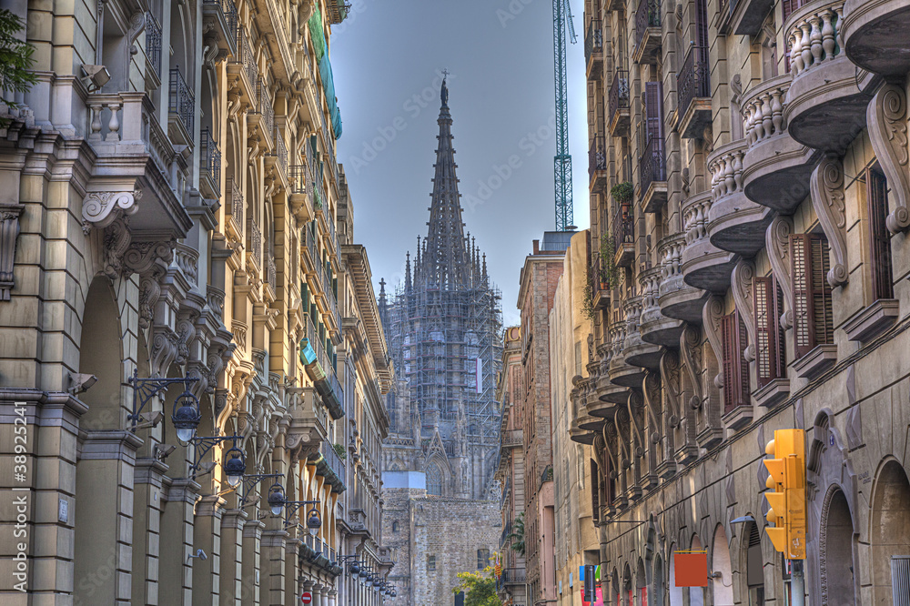 Fototapeta premium Barcelona cathedral