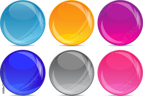 glossy ball backgrounds for icons