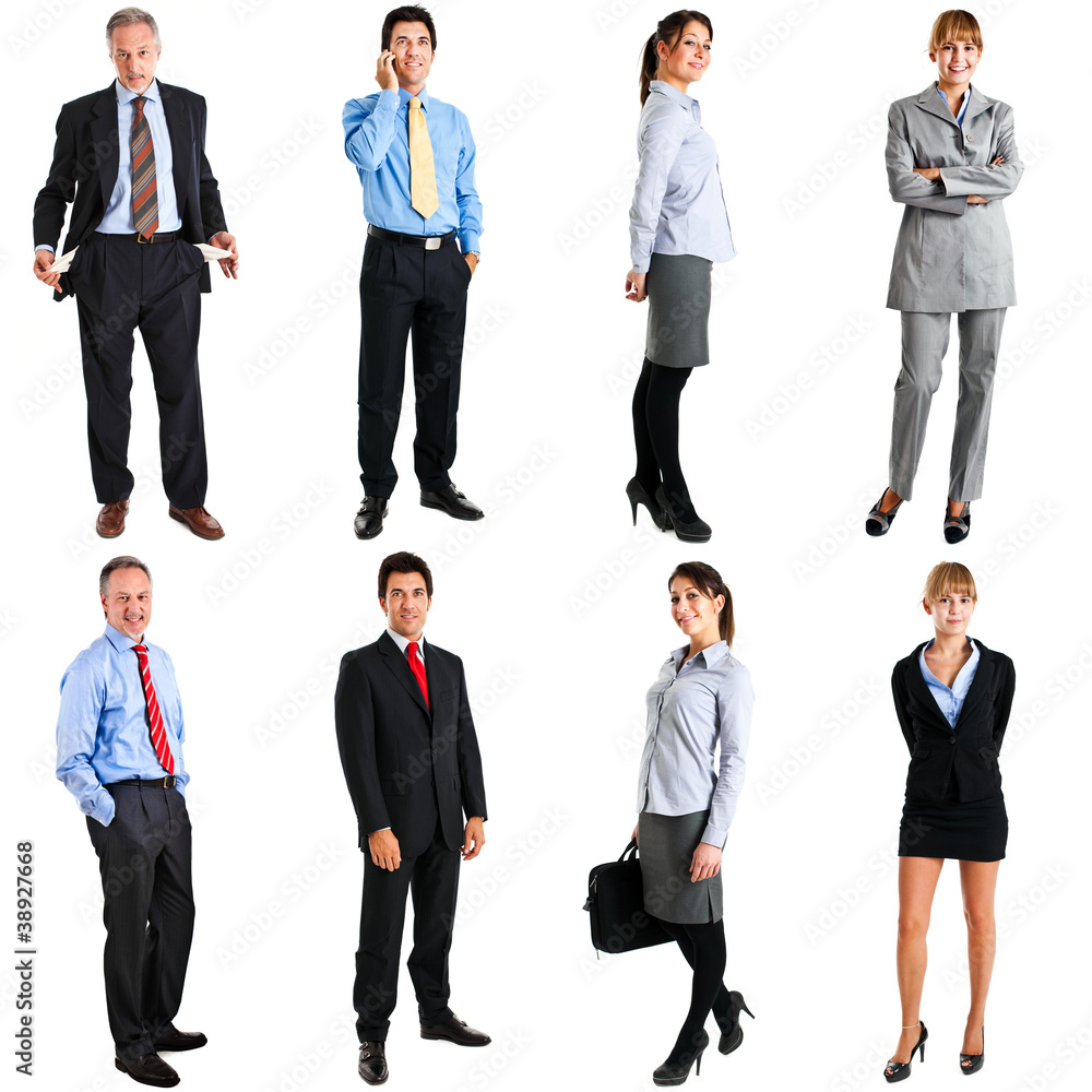 Business people collection Business people collection