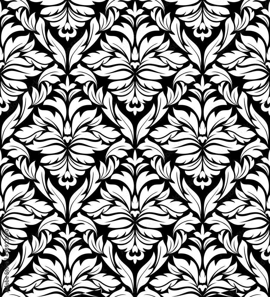 Damask seamless background Damask seamless background
