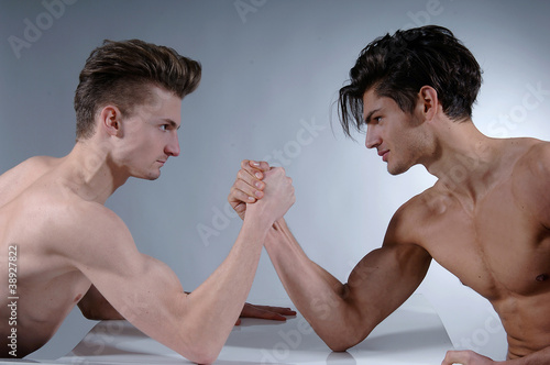 junge Männer beim Wettkampf