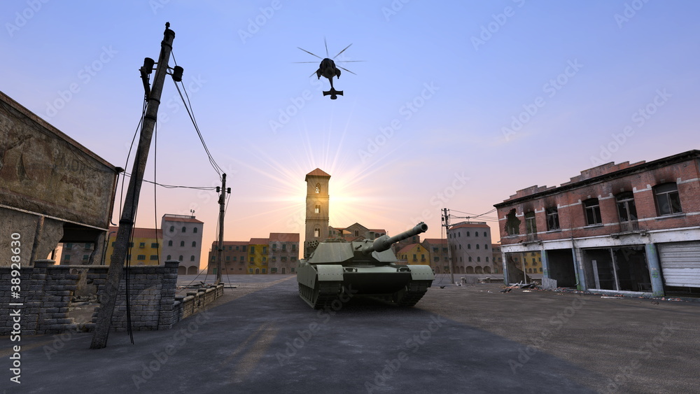 Fototapeta premium 戦車
