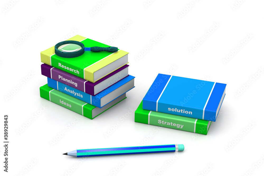 Business book analyzing Business book analyzing