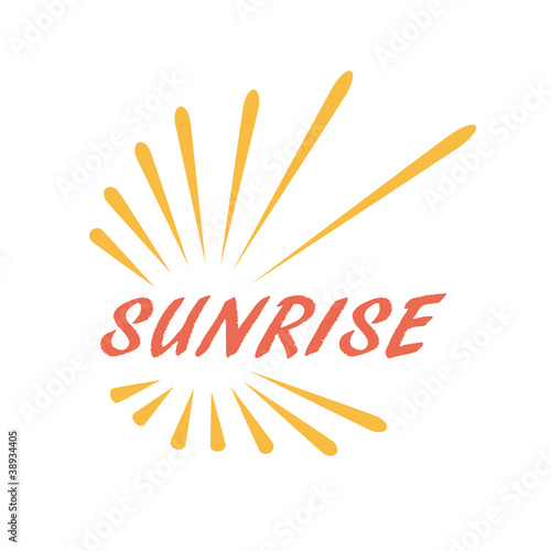 Logo sunrise, Holidays and Tourism # Vector