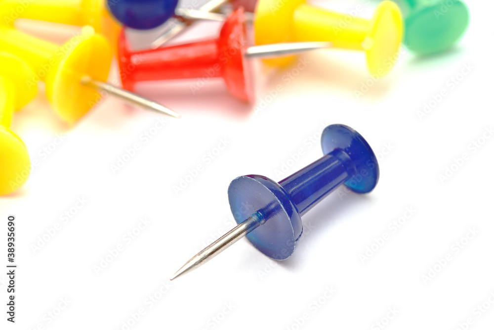Colorful office push pins Colorful office push pins