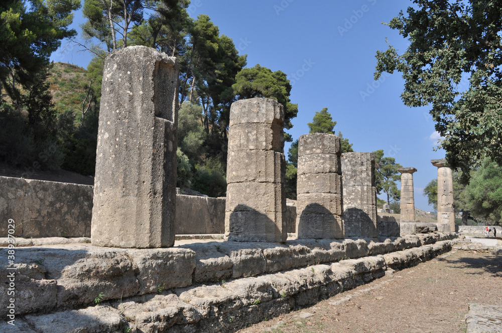 Grecia. Olimpia Tempio di Heraion