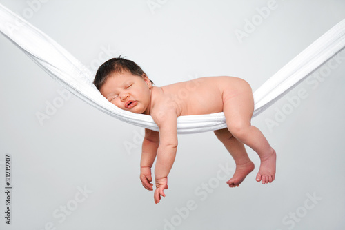 Baby relaxing photo