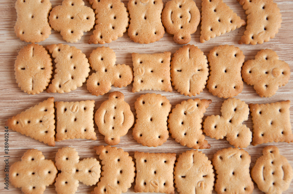 The background of the child figure cracker The background of the child figure cracker