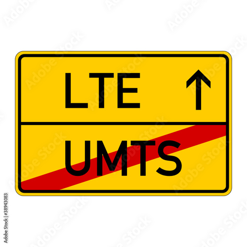 ortsschild umts lte I