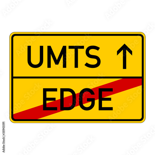 ortsschild edge umts I
