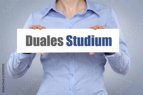 Plakat w ramie Duales Studium