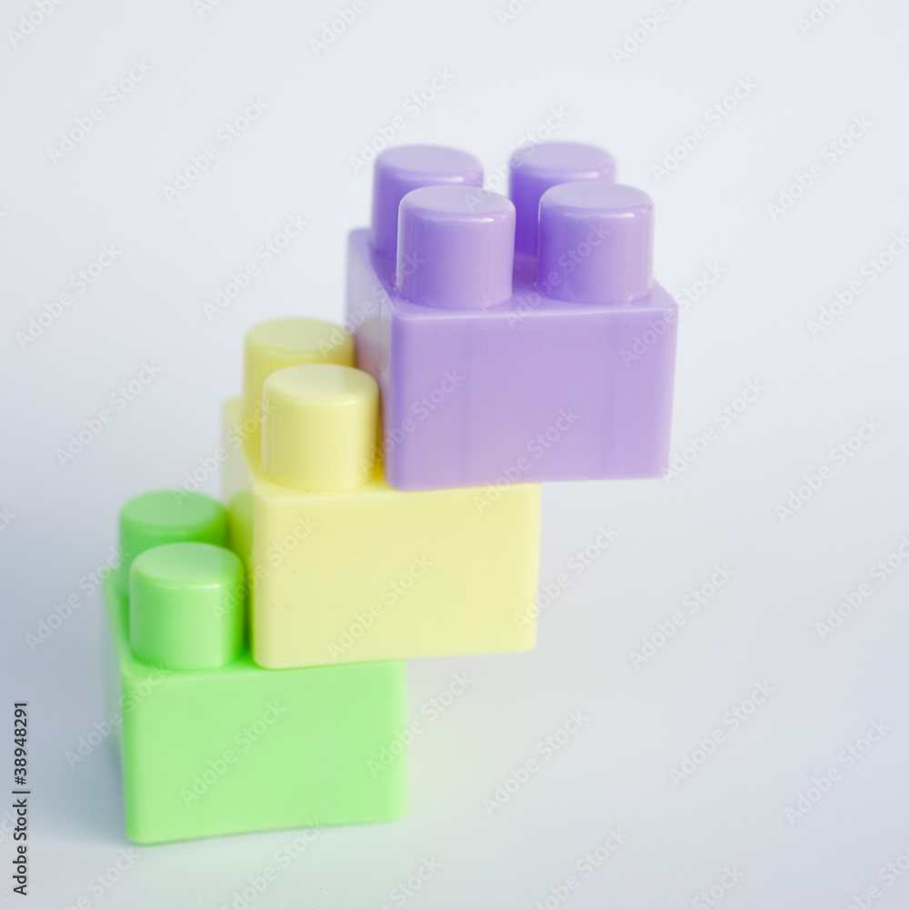 Obraz premium plastic building blocks