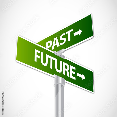 Past sign
