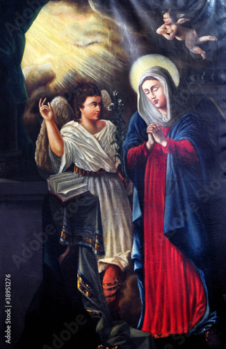 Photography Annunciation - the Virgin Mary