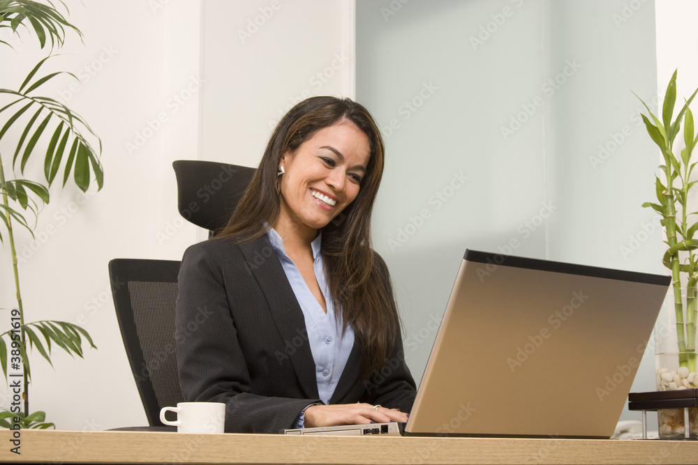 Businesswoman In Office