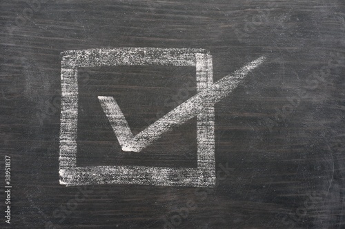 Check box with a tick
