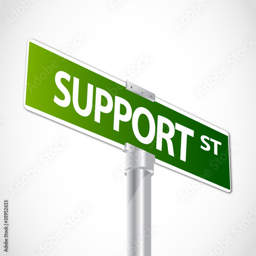 Support sign