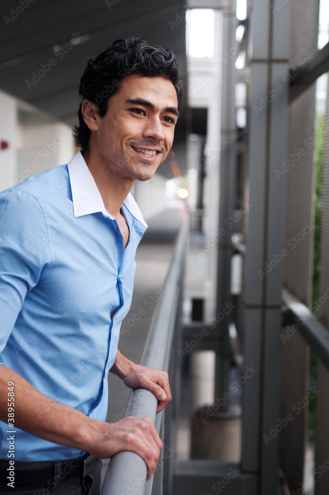 Fototapeta premium Young, handsome latino professional businessman