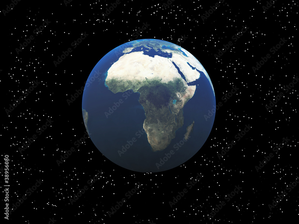 Fototapeta premium The Earth In Space