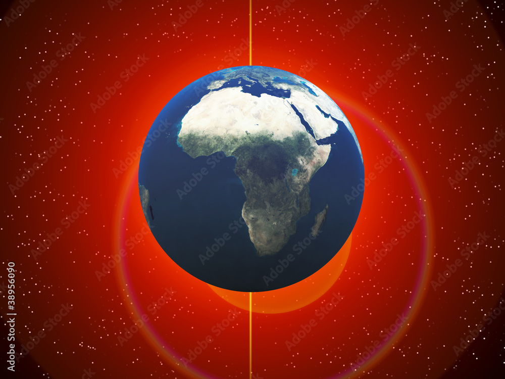 Fototapeta premium The Earth In Space
