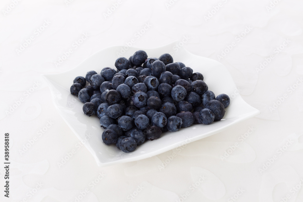Schale mit Blaubeeren Schale mit Blaubeeren