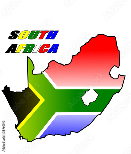 Afrique du Sud - Drapeau