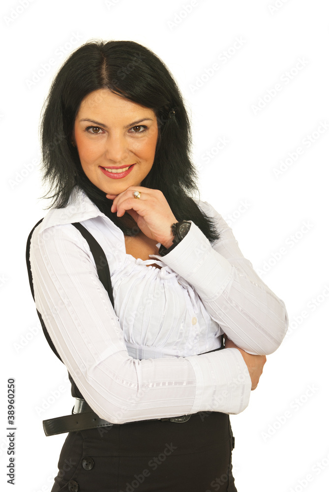 Smiling business woman Smiling business woman