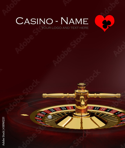 Ruletka - Kasyno - Hazard - Plakat