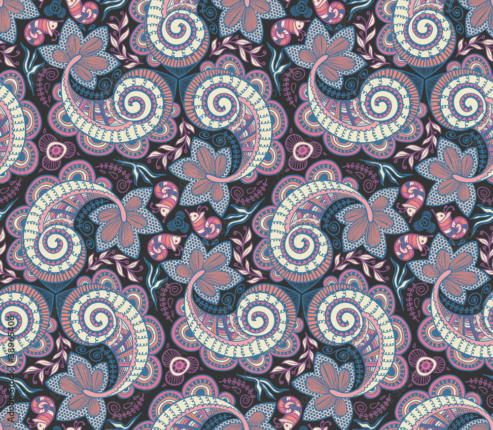 Fototapeta premium Seamless lace pattern