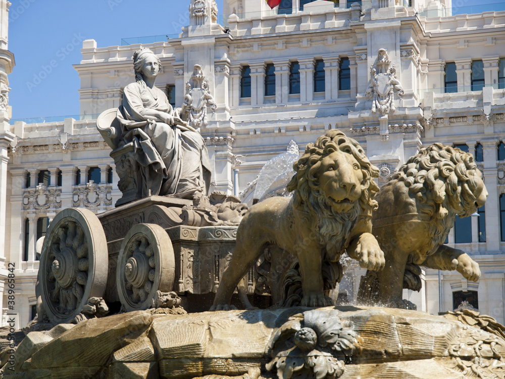 Fototapeta premium La Cibeles Fountain, Madrid