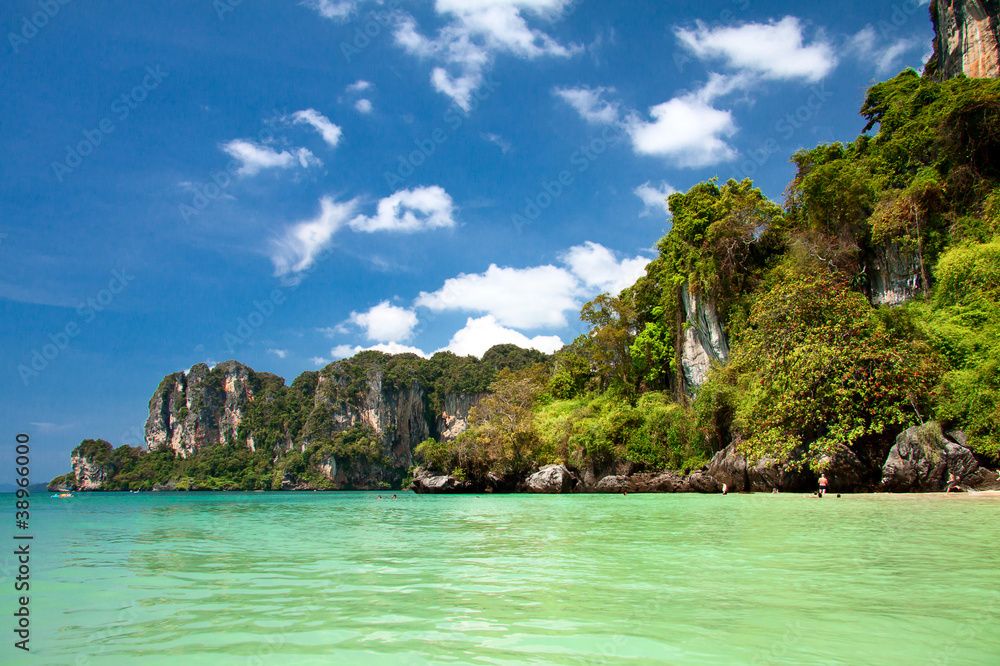 Obraz premium Tropical beach, Andaman Sea, Thailand