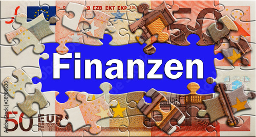 Finanzen - Puzzle - Geldschein