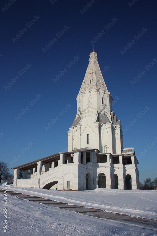 Russia, Moscow, Manor Kolomenskoe. Church of the Ascension.