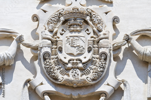 Fotografie Bentivoglio Palace. Ferrara. Emilia-Romagna. Italy.