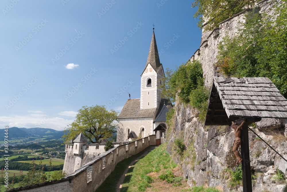 Church at castle Hochosterwitz