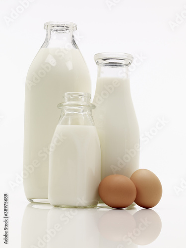 Milk and eggs