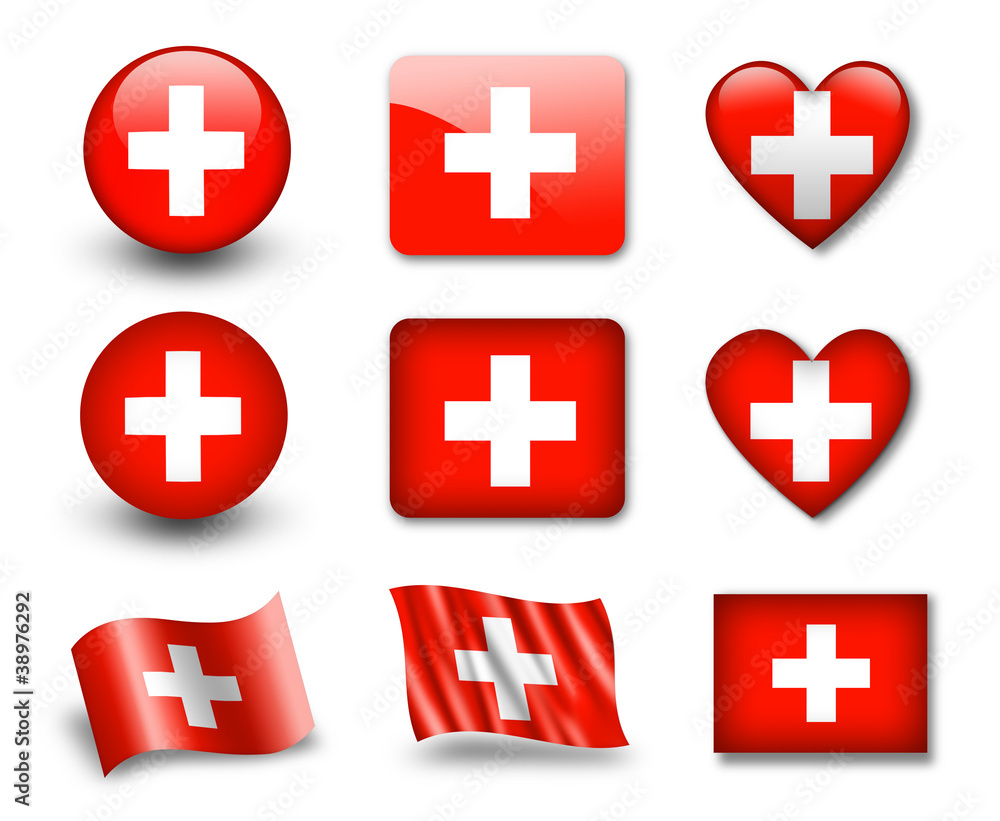 Obraz premium The Swiss flag