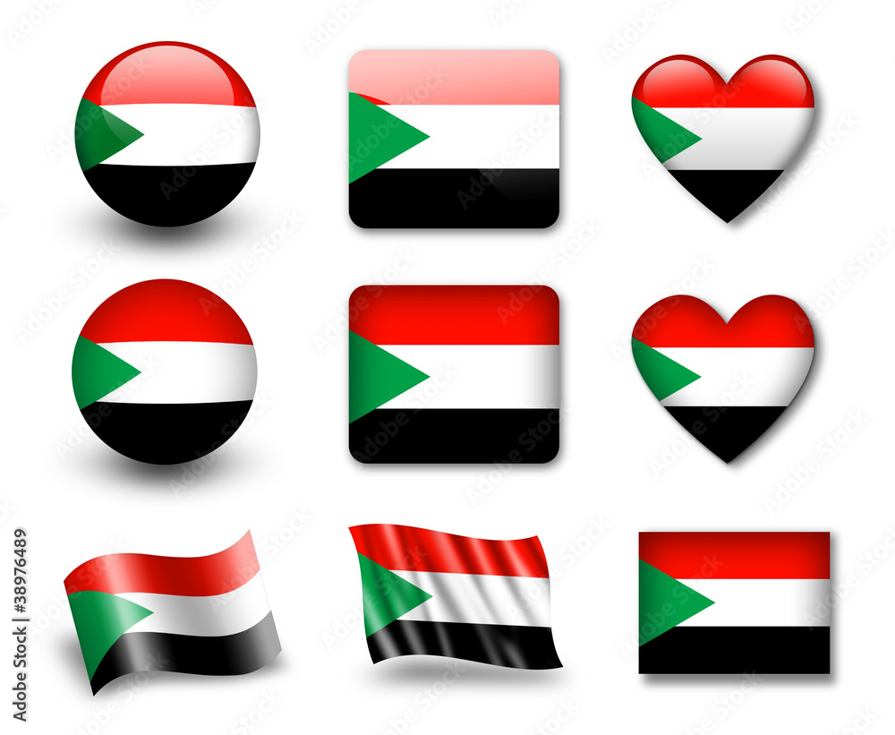 The Sudan flag The Sudan flag