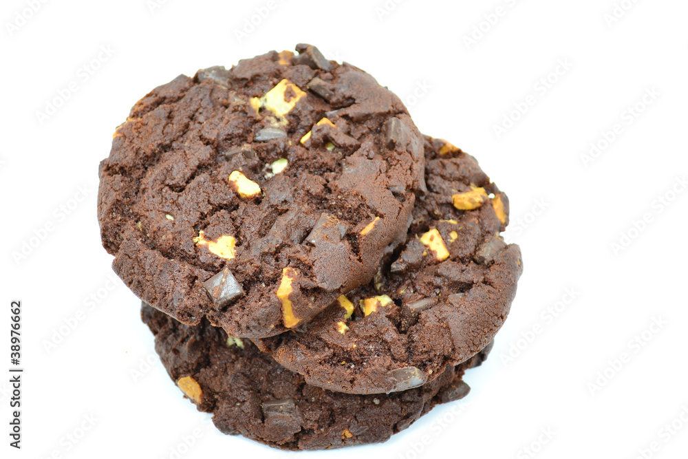 Three Chocolate Cookies Three Chocolate Cookies