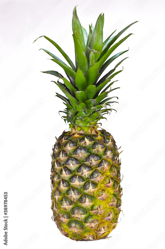 Fototapeta premium Ananas freistehend